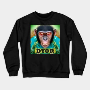 DYOR Bored NFT Community Ape Syndrome Crewneck Sweatshirt